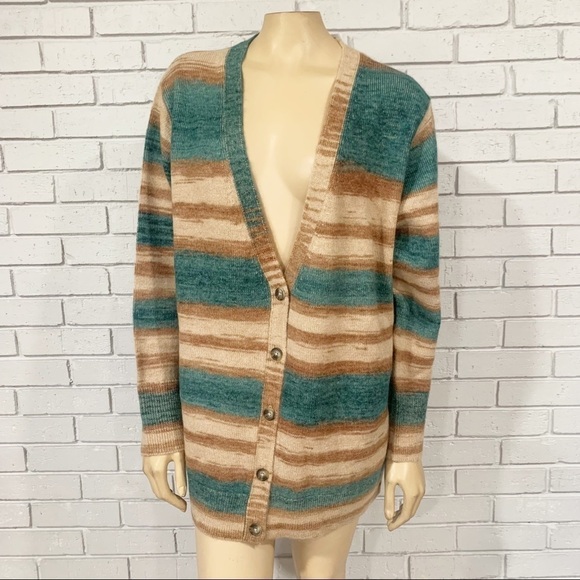 Intermix Gwyneth Space Dye Wool-Blend Cardigan - Picture 2 of 10